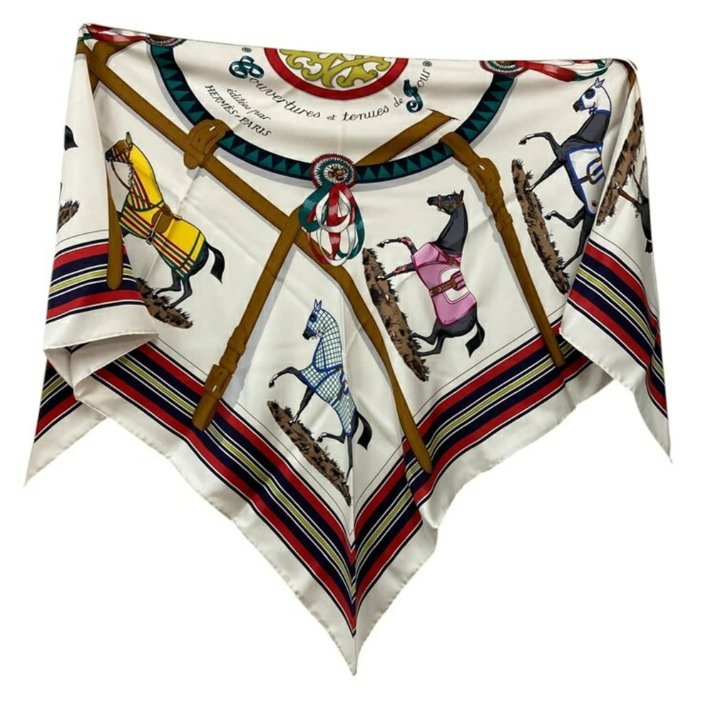 HERMES Black Scarf